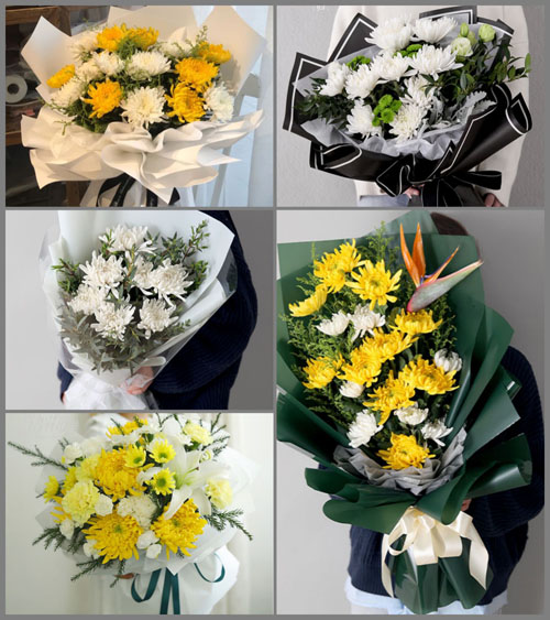 河南周口扶沟县汴岗镇白事花束代送